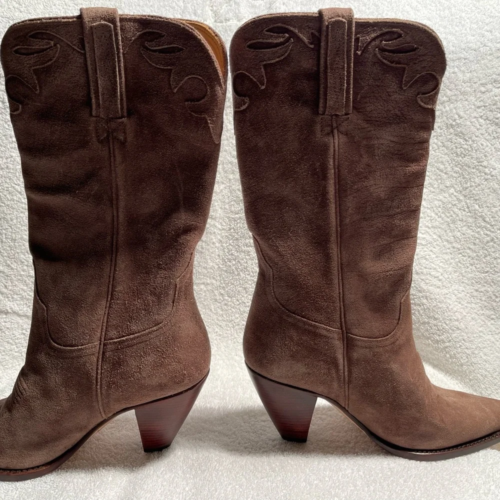 NEW! Charlie 1 Horse Lucchese Heeled Boot 7B - Picture 5 of 13